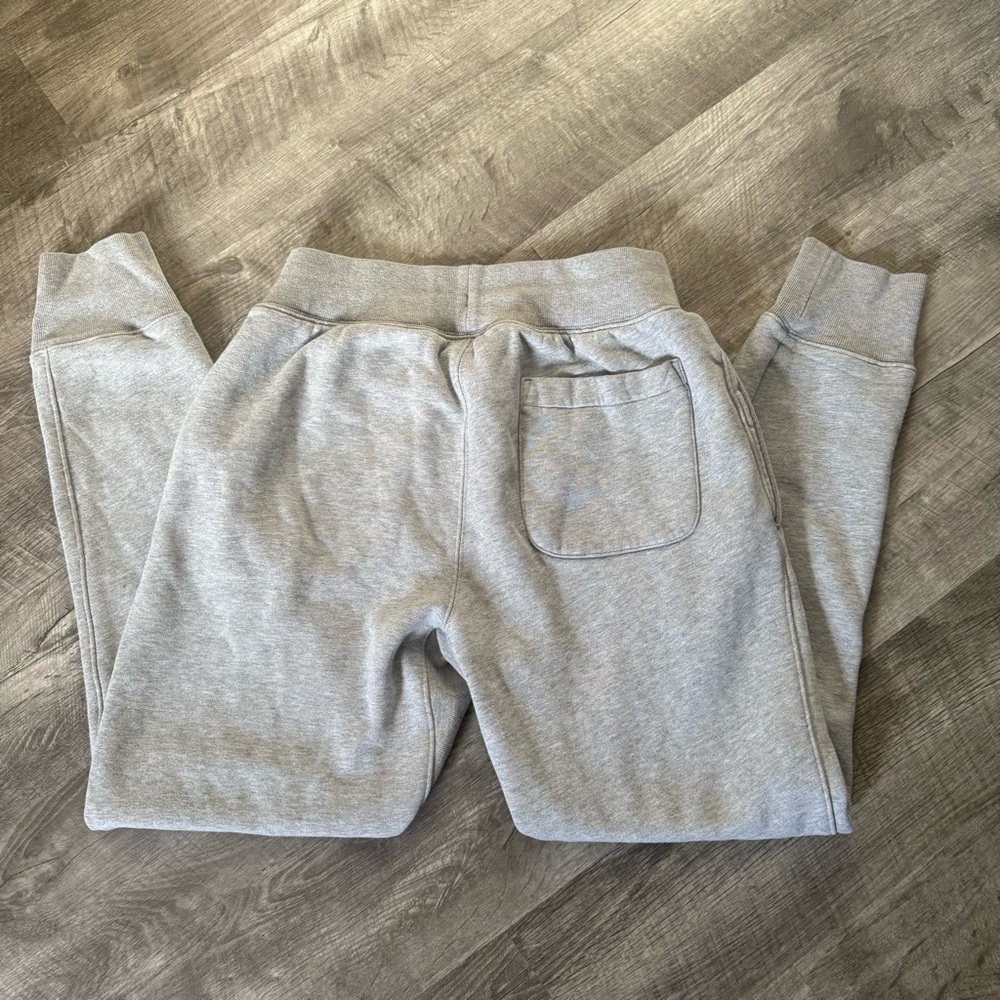 Champion Light Gray Women's Track Shorts with Logo - Picture 5 of 7